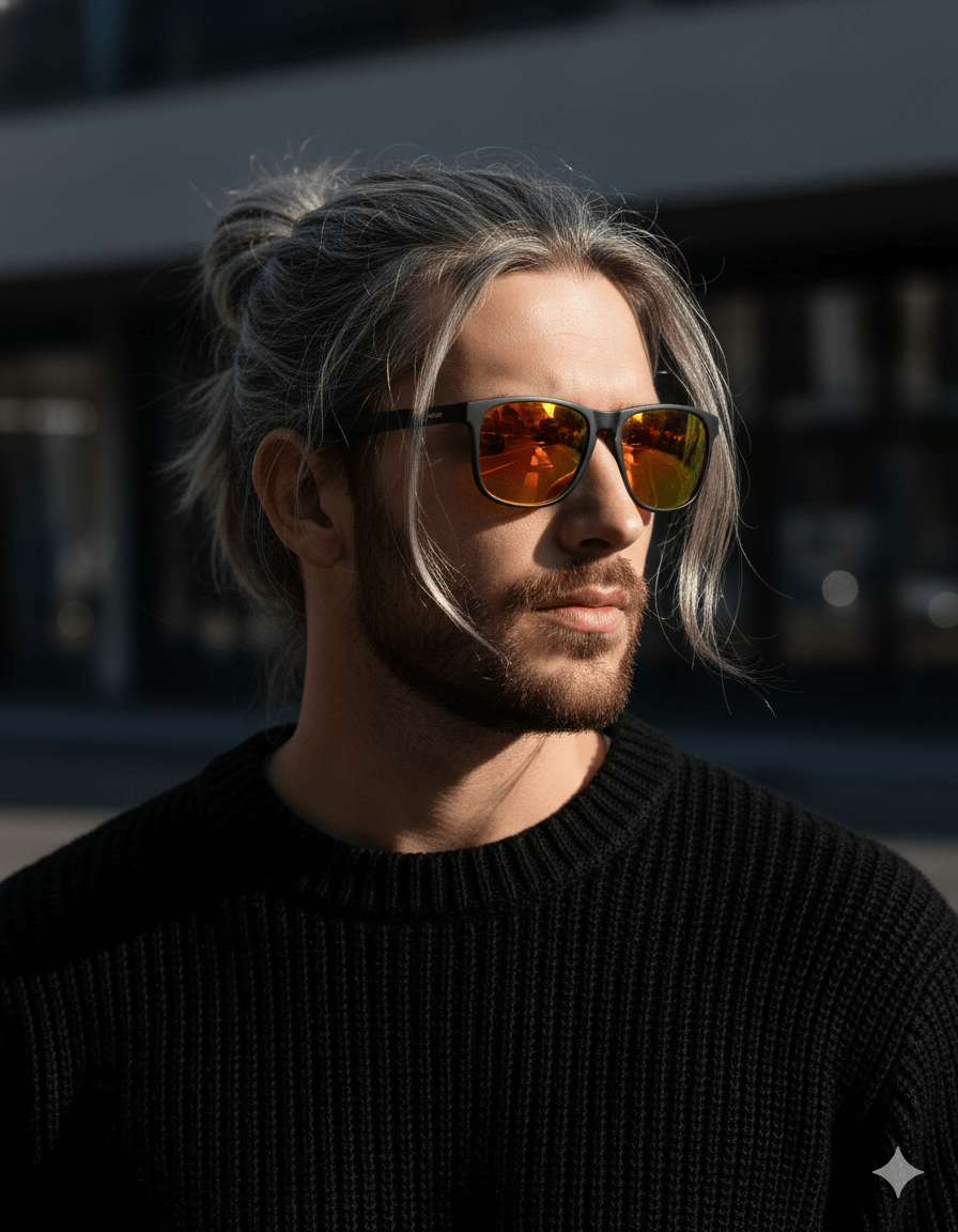 Modern Man Bun AI Photo Editing Prompt for Gemini