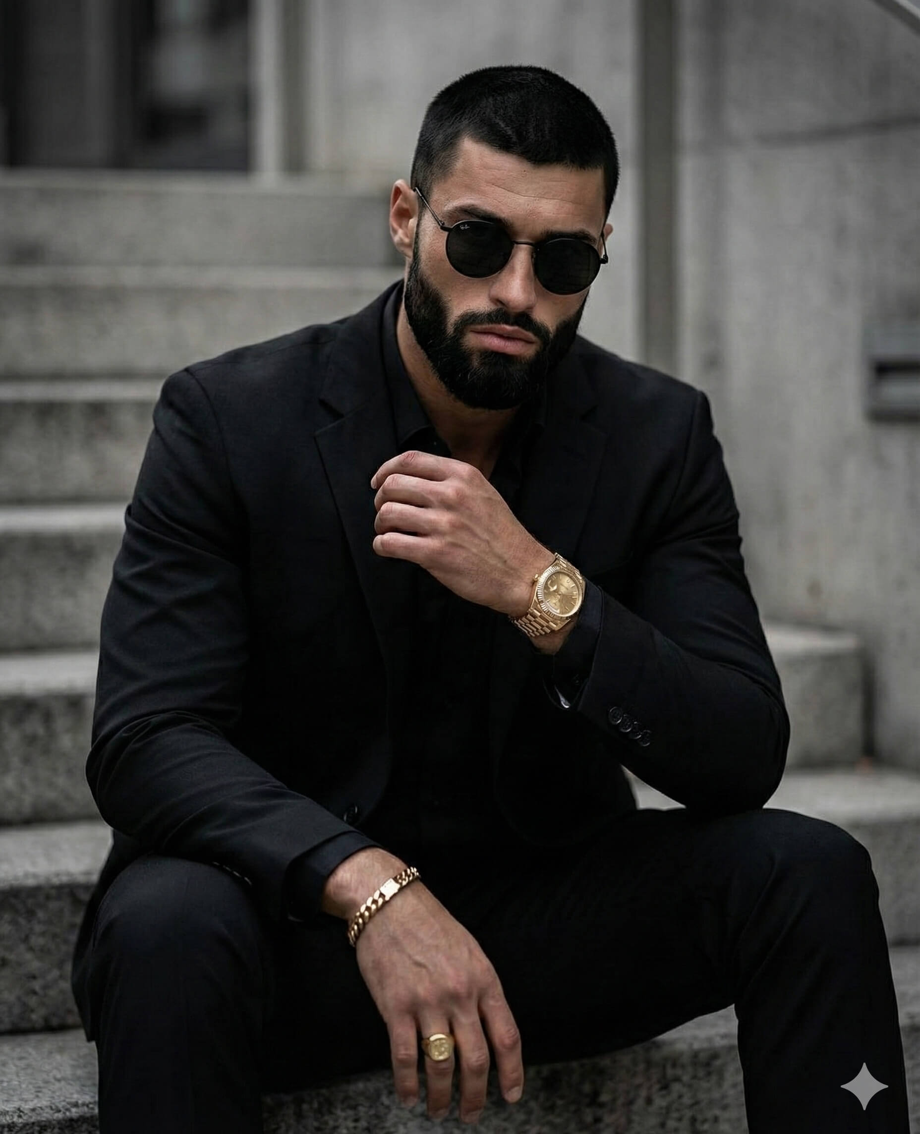 Black Tie, Gold Time AI Photo Editing Prompt for Gemini