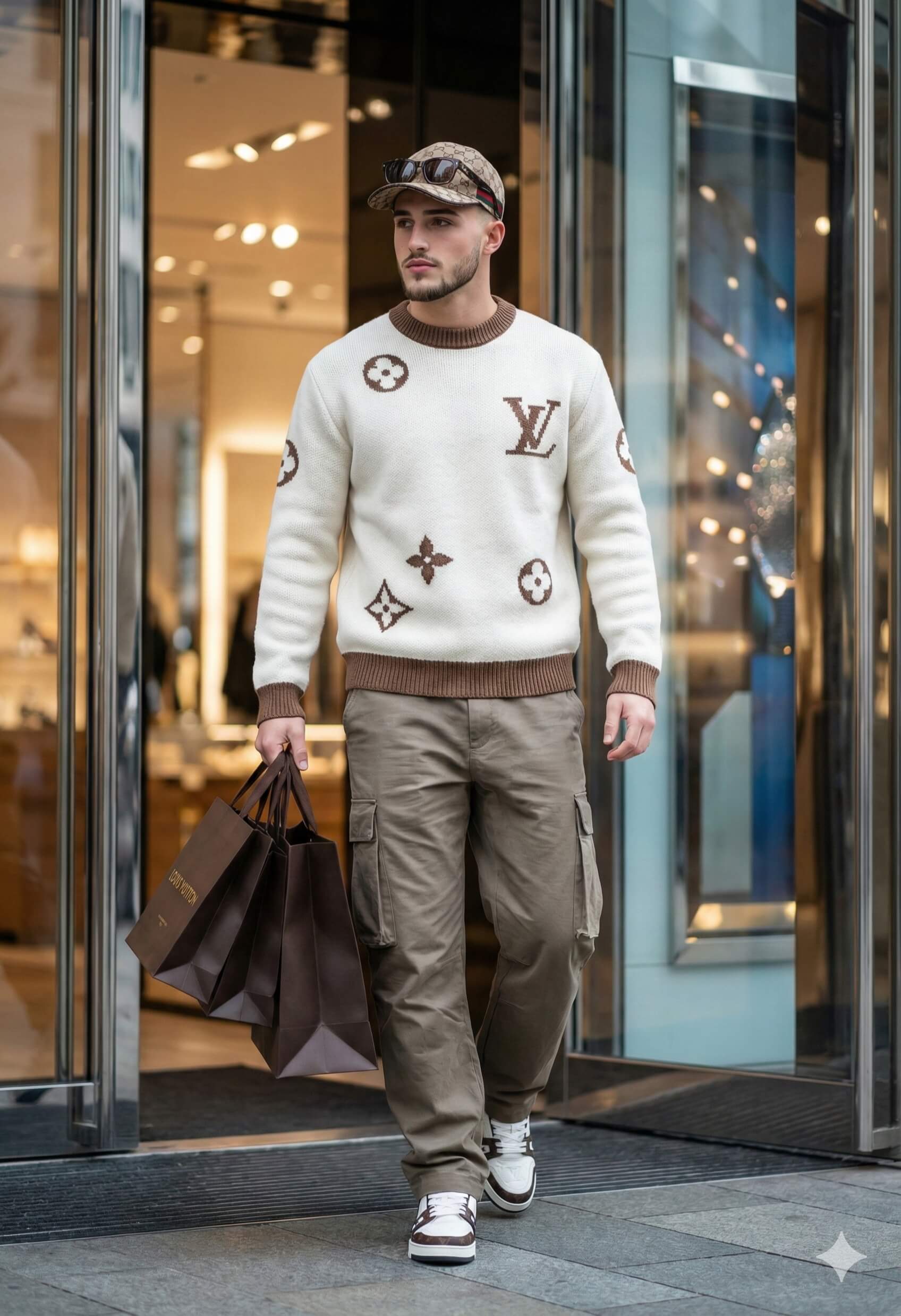 LV Monogram Moment AI Photo Editing Prompt for Gemini