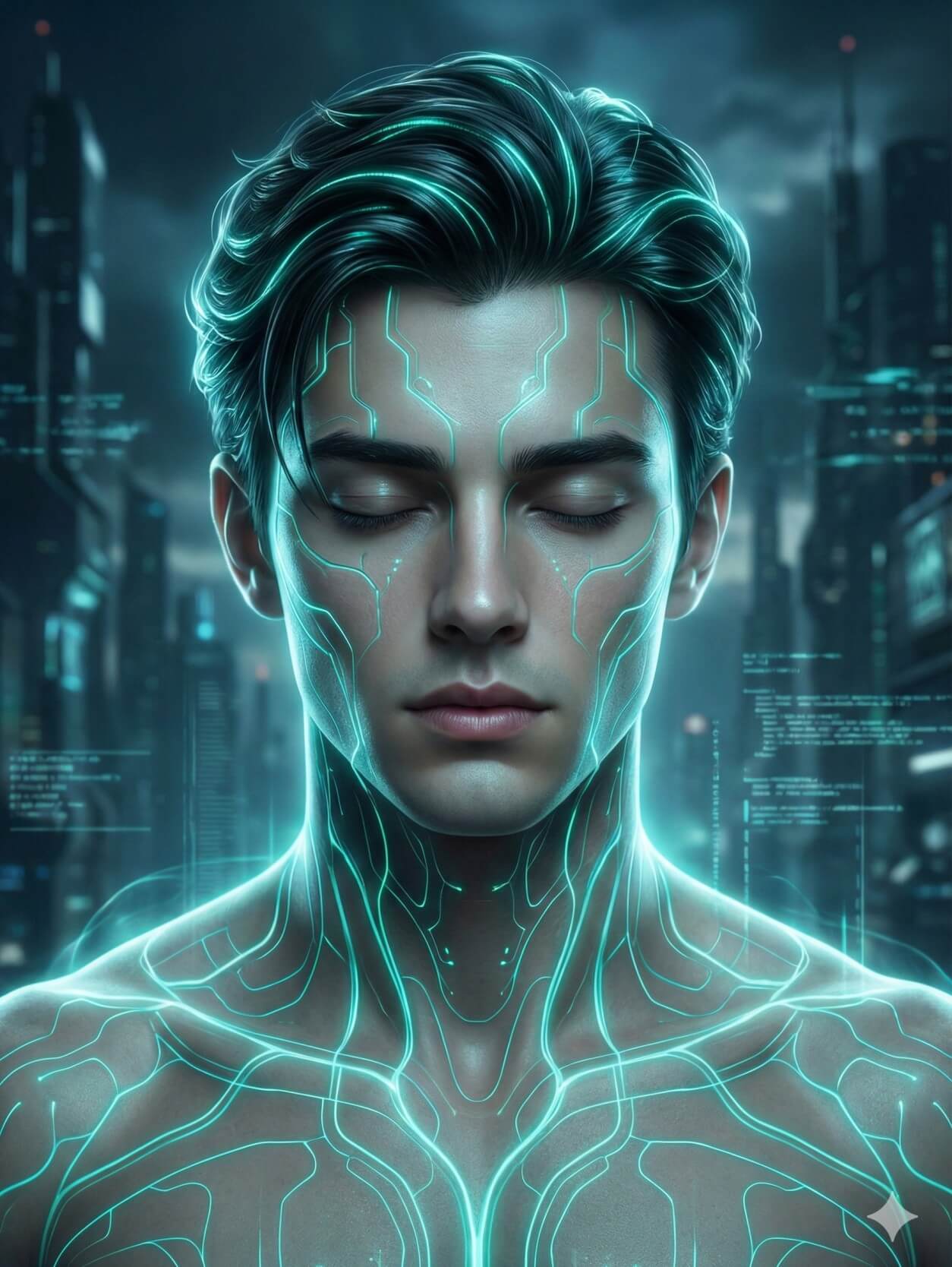 The Cybernetic Oracle AI Photo Editing Prompt for Gemini