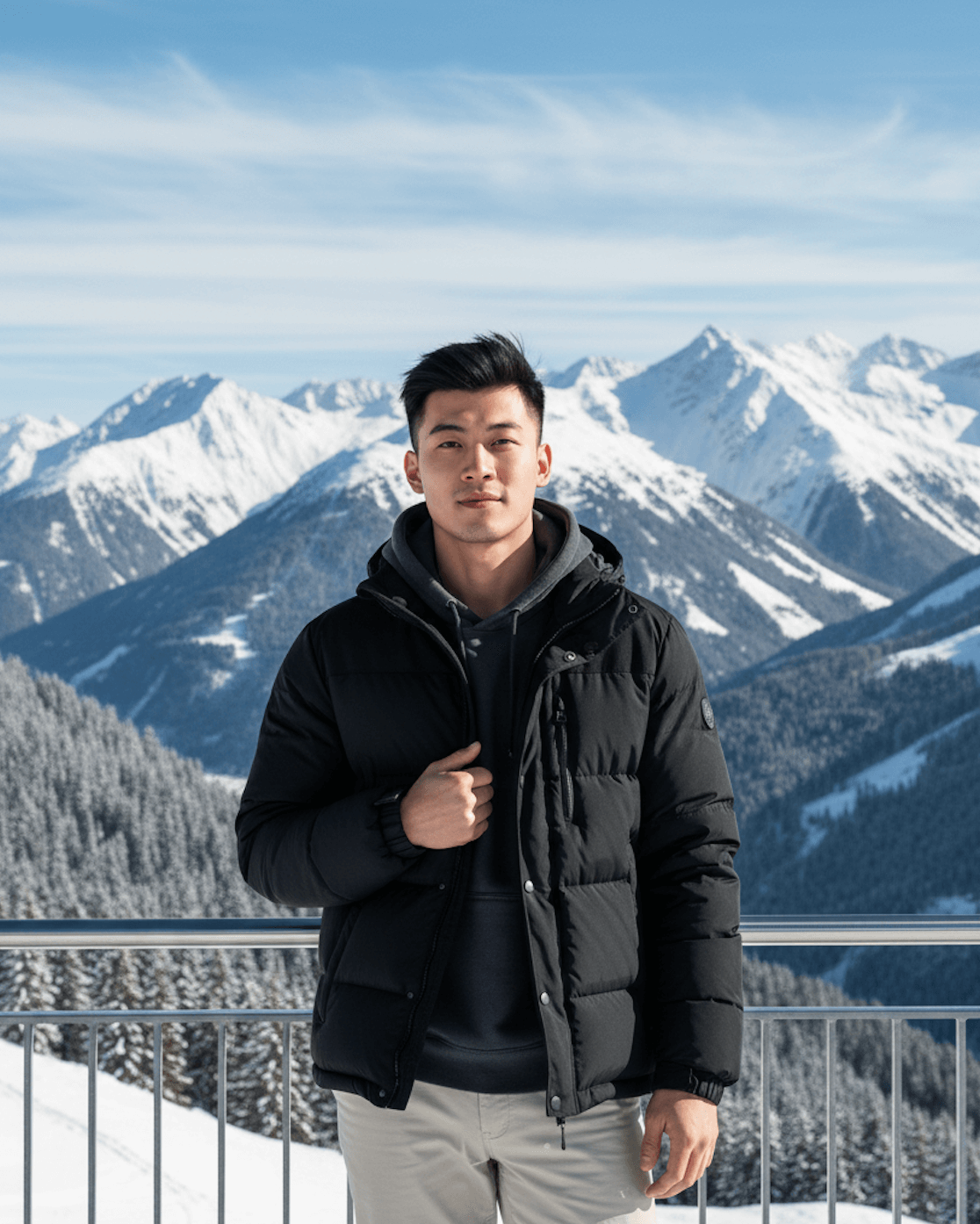 Snow-Capped Views AI Photo Editing Prompt for Gemini